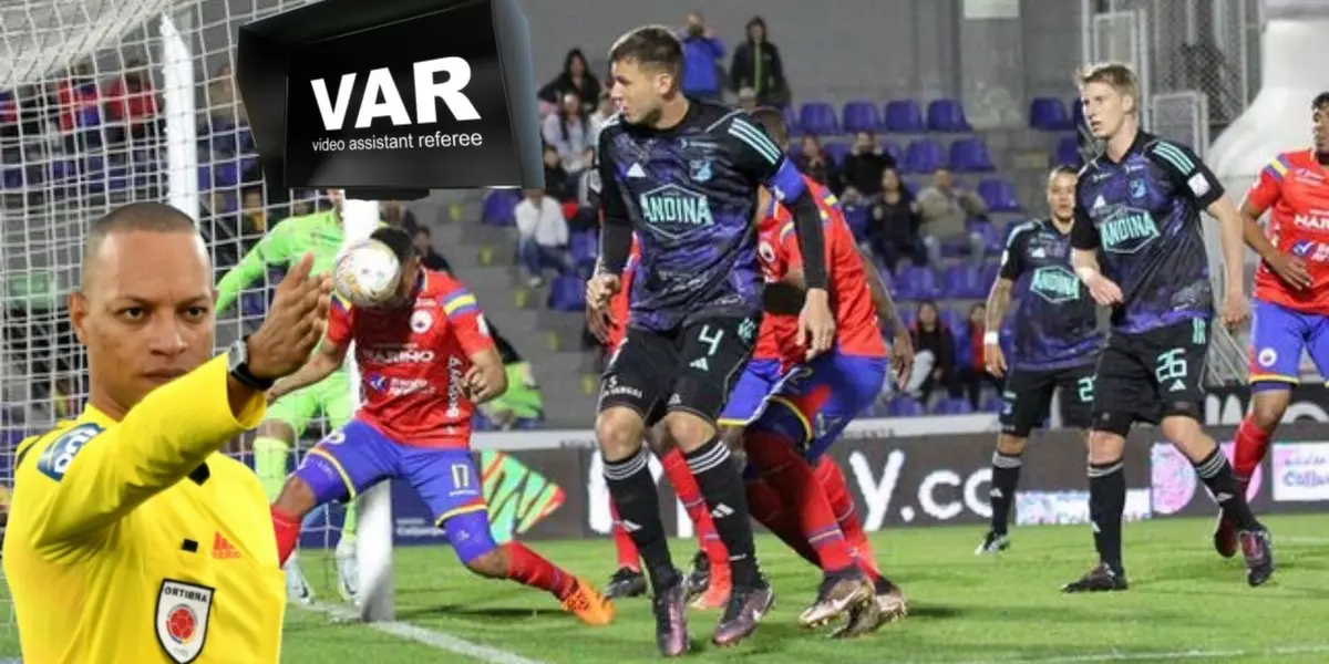El VAR tuvo que intervenir luego de que el juez central ya había tomado una decisión.