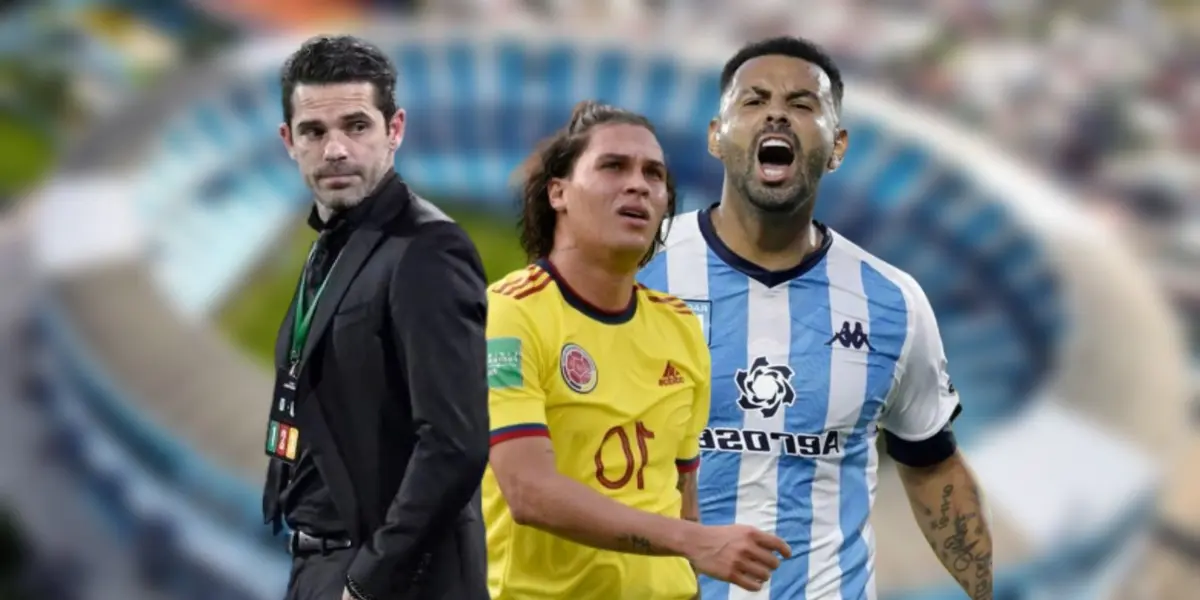 El volante colombiano de la ‘Academia’ parece que no llegó en la mejor condición física.