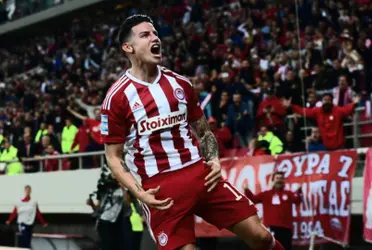 El volante colombiano lleva tres partidos sin ser convocado en el Olympiacos por lesión.