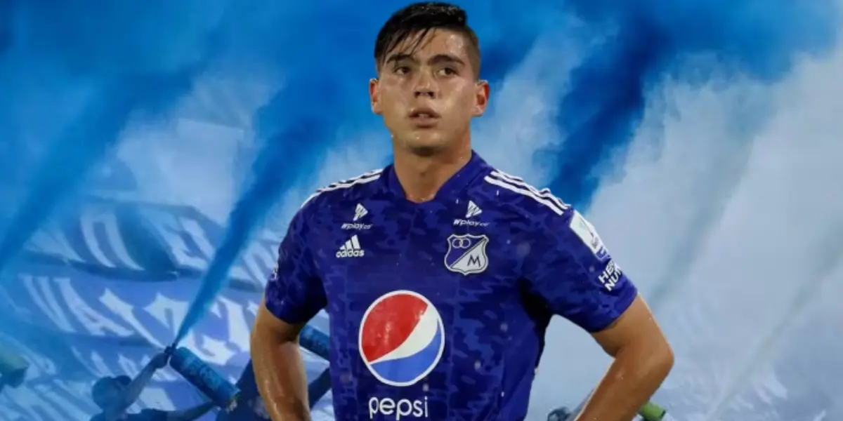 El volante de Millonarios fue protagonista para mal en el duelo versus América de Cali.