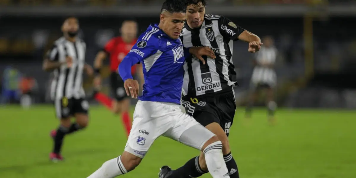 El volante del equipo bogotano dio sus impresiones al final del compromiso.