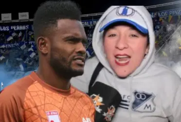 Elvis Perlaza, jugador de Santa Fe.