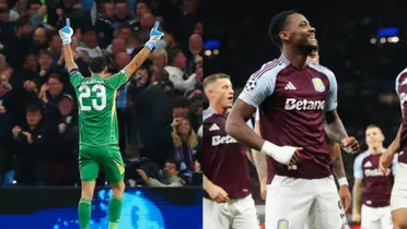 Emiliano Martínez y Jhon Jader Durán Foto: Aston Villa