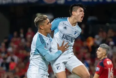 Este es el primer gol del volante desde que regresó a Millonarios.