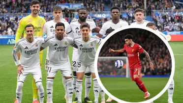 Este jugador del Real Madrid jugaría con Luis Díaz Foto: Real Madrid y Luis Díaz