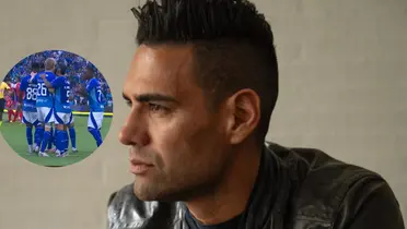Falcao y la confesión de uno de sus compañeros por su regaño Foto: Falcao y Captura de Win Sports