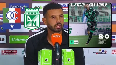 Foto: Atlético Nacional Twitter / Captura de pantalla Dimayor YouTube