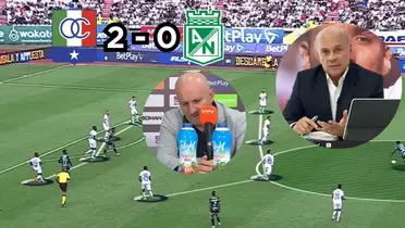 Foto: Captura de pantalla de Win Sports / Atlético Nacional Twitter / Captura de pantalla Dimayor YouTube