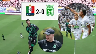 Foto: Captura de pantalla Win Sports / Atlético Nacional Twitter / Once Caldas Twitter