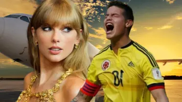 Las críticas a James Rodríguez por hacer algo malo como lo hace Taylor Swift