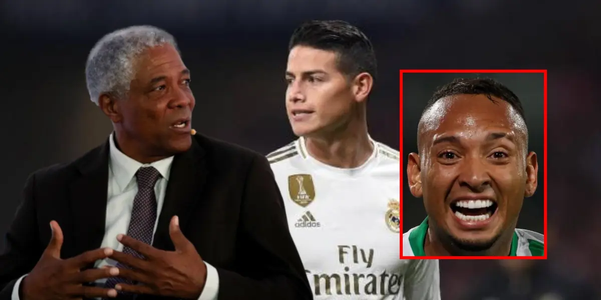 Foto de James tomada de El Colombiano, de Maturana de El Confidencial y de Jarlan de Transfermarkt.