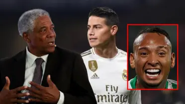 Foto de James tomada de El Colombiano, de Maturana de El Confidencial y de Jarlan de Transfermarkt.