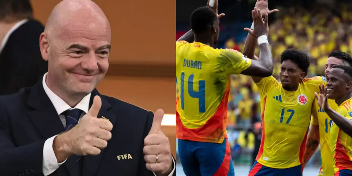 Gianni Infantino y Selección Colombia Foto: Marca y As