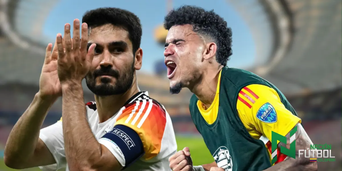 Gündogan y Luis Díaz. Foto: rede de Gündogan y Luis Díaz.