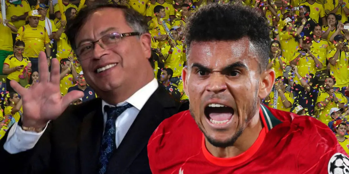 Gustavo Petro y Luis Díaz.