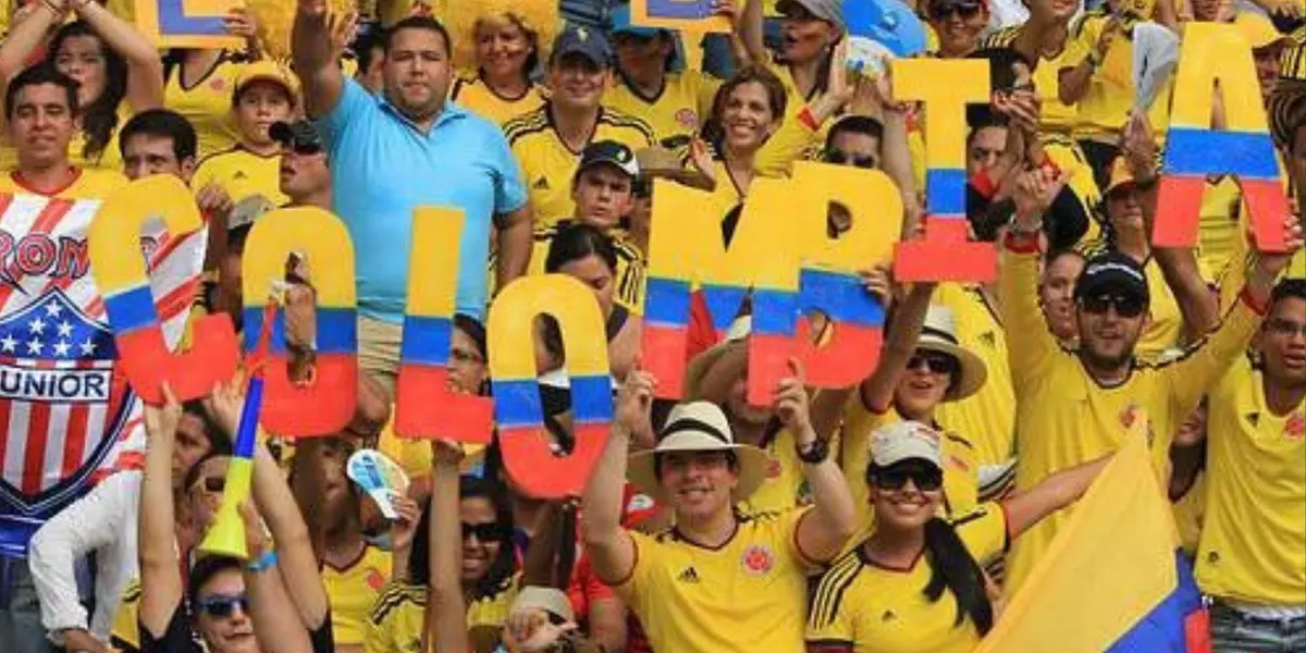 Hinchas de Colombia. Foto: Colprensa.