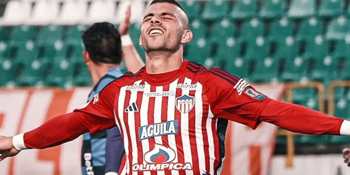 Hinchas de Junior critican a 'Tití' Rodríguez por su increíble fallo. Foto: Instagram