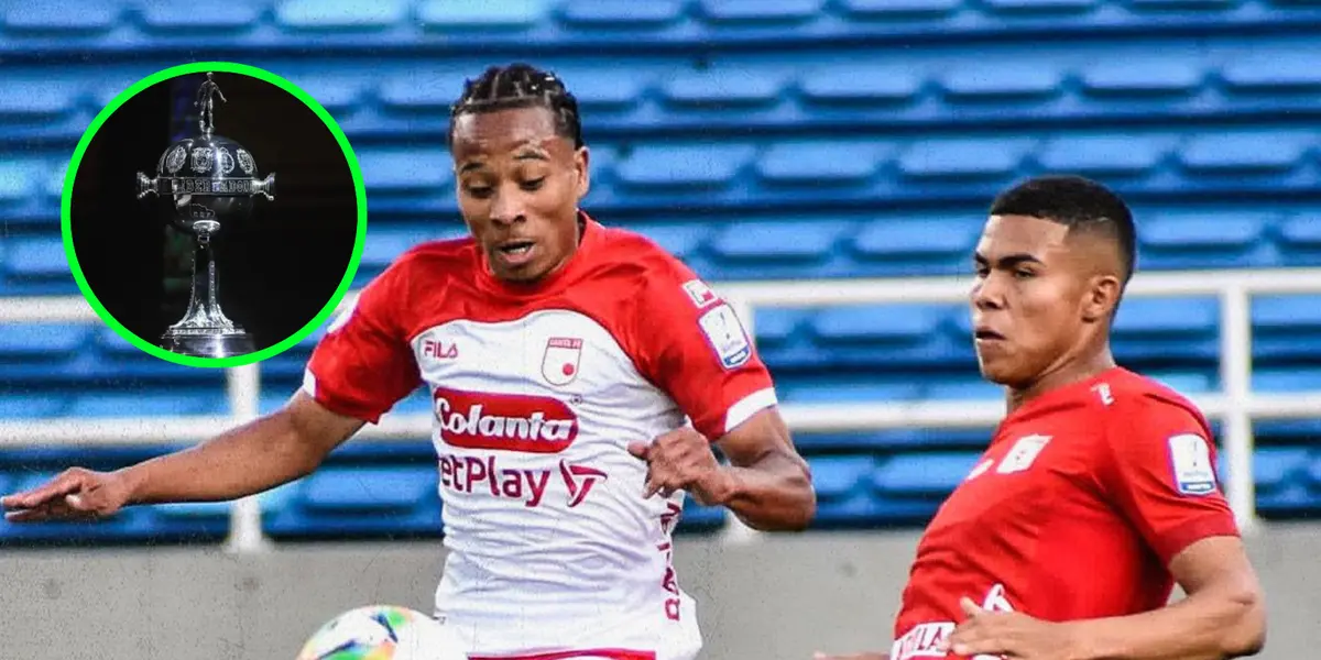 Independiente Santa Fe vs América de Cali Foto: Conmebol e Independiente Santa Fe