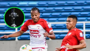 Independiente Santa Fe vs América de Cali Foto: Conmebol e Independiente Santa Fe