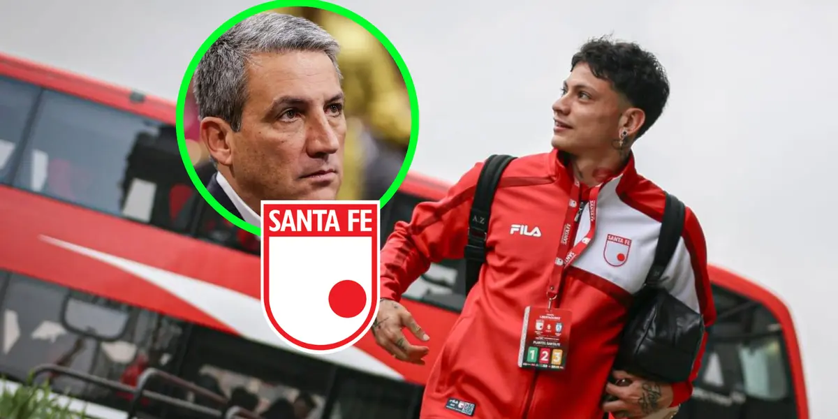 Independiente Santa Fe y Dimayor Foto: Escudoteca, Santa Fe y DIMAYOR