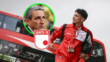 Independiente Santa Fe y Dimayor Foto: Escudoteca, Santa Fe y DIMAYOR