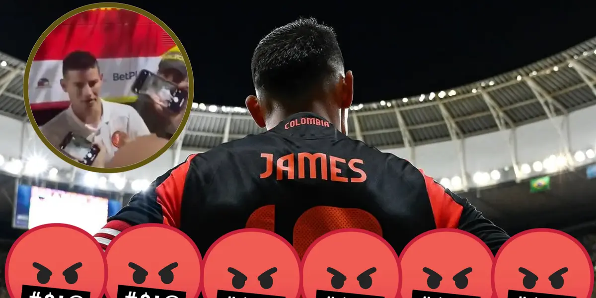 Insultos en Barranquilla. James Rodríguez, blanco de críticas de hinchas de Junior.
