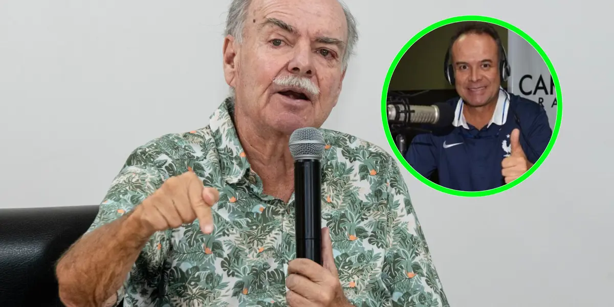 Iván Mejía y Tato Sanint Foto: Iván Mejía y Captura de Caracol Radio