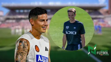 James e Iñigo. Foto: redes de James y el Rayo Vallecano.