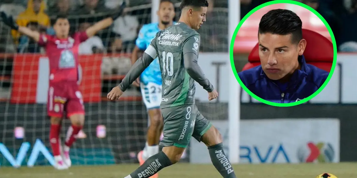 James Rodríguez Foto: Club León y DAZN