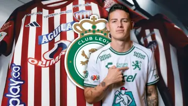 James Rodríguez Foto: Junior FC, Escudoteca y Club León