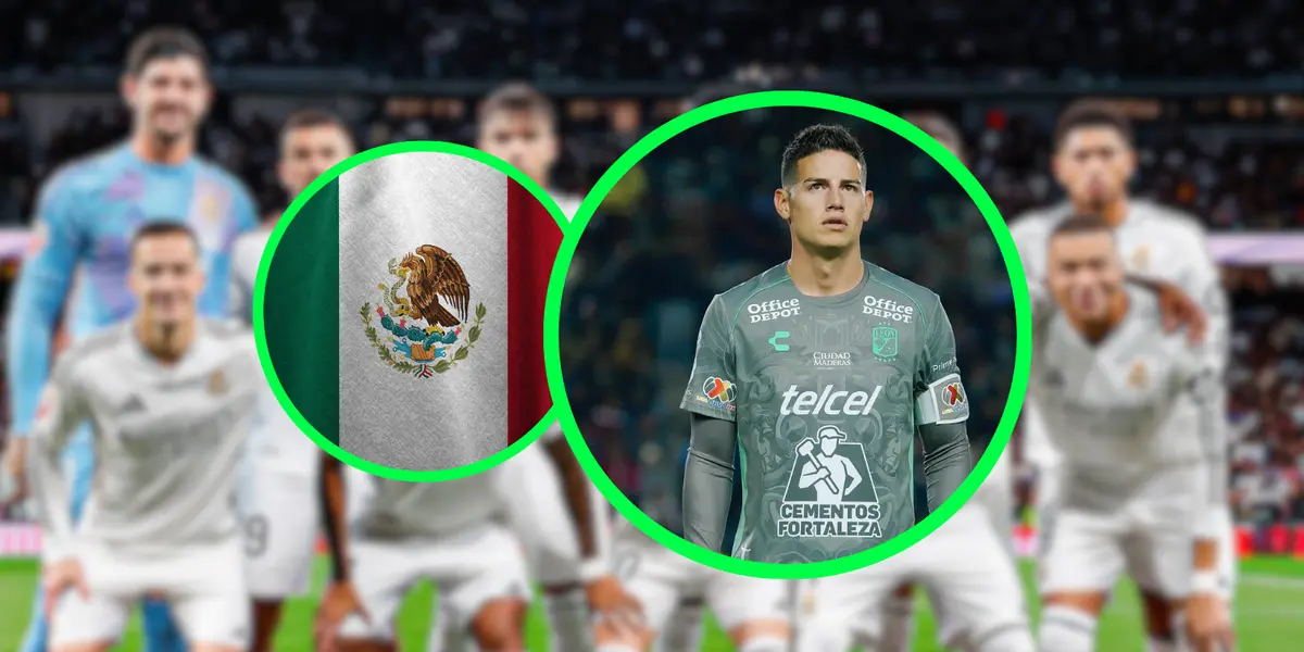 James Rodríguez Foto: Real Madrid, Club León y Pexels