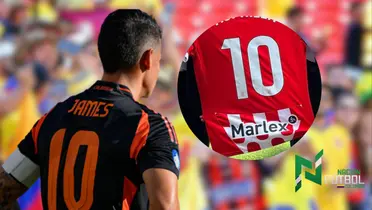 James Rodríguez. Foto: redes de Girona y James Rodríguez.