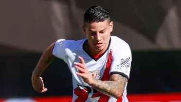 James Rodríguez. Foto: redes de Rayo Vallecano.