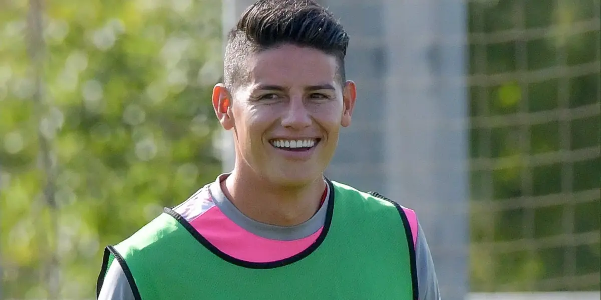 James Rodríguez. Foto: redes de Rayo Vallecano.
