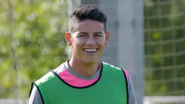 James Rodríguez. Foto: redes de Rayo Vallecano.