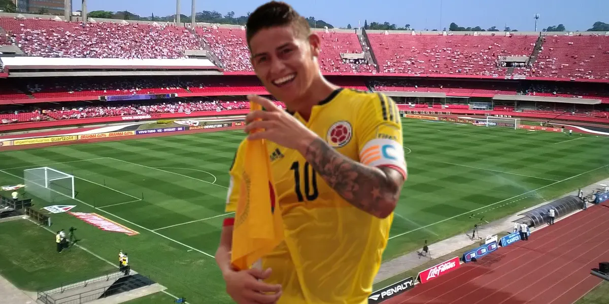 James Rodríguez, futbolista colombiano.