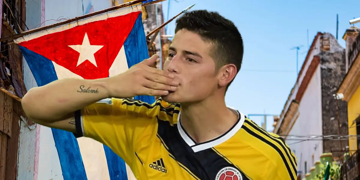 James Rodríguez, futbolista colombiano.