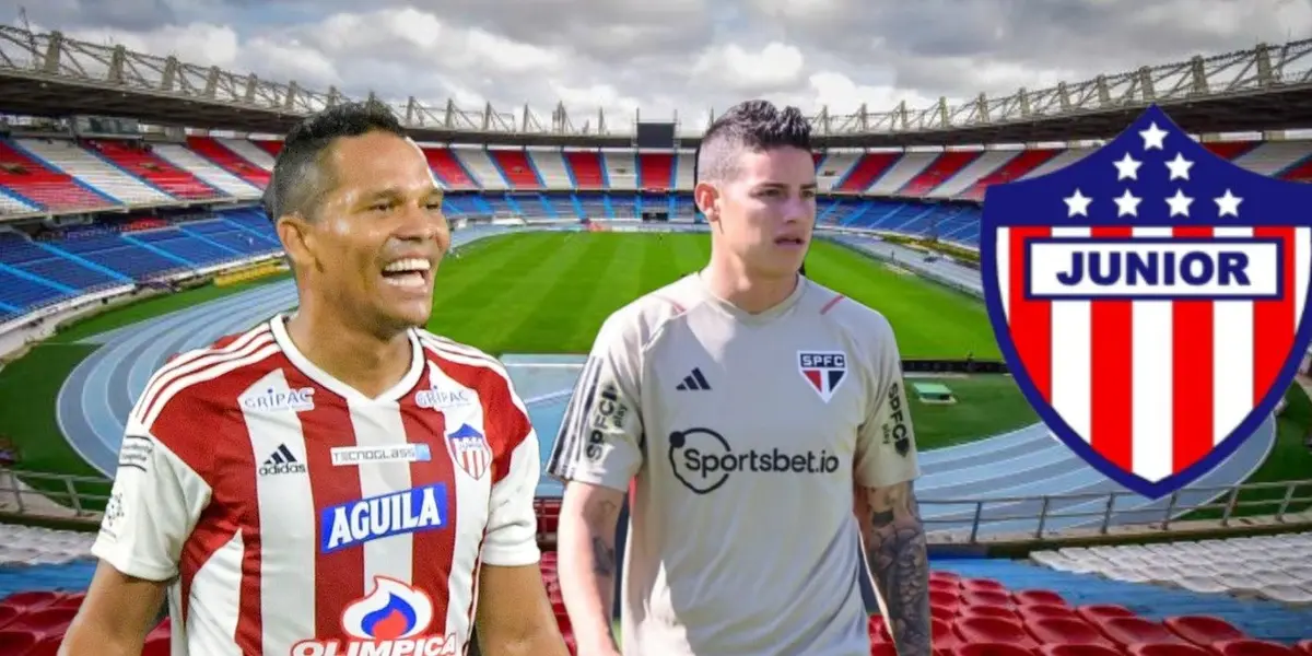 James Rodríguez ha sido rumor sobre su posible fichaje con el Junior de Barranquilla
