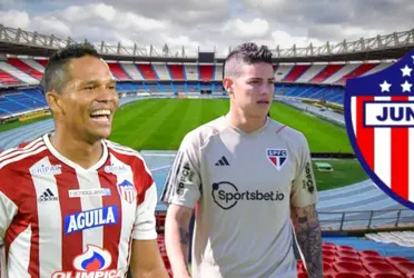 James Rodríguez ha sido rumor sobre su posible fichaje con el Junior de Barranquilla