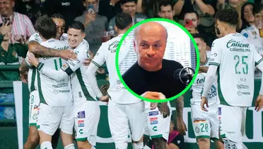 James Rodríguez y Carlos Antonio Vélez Foto: Club León y RCN