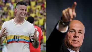 James Rodríguez y Carlos Antonio Vélez Foto: Semana y Vanguardia