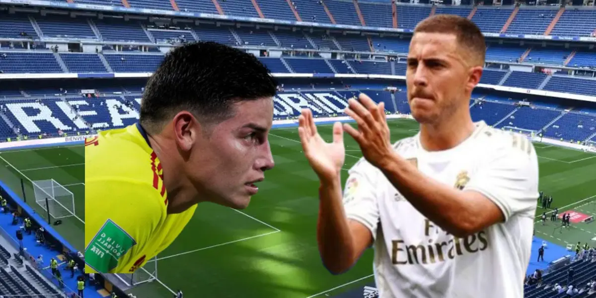 James Rodríguez y Eden Hazard.