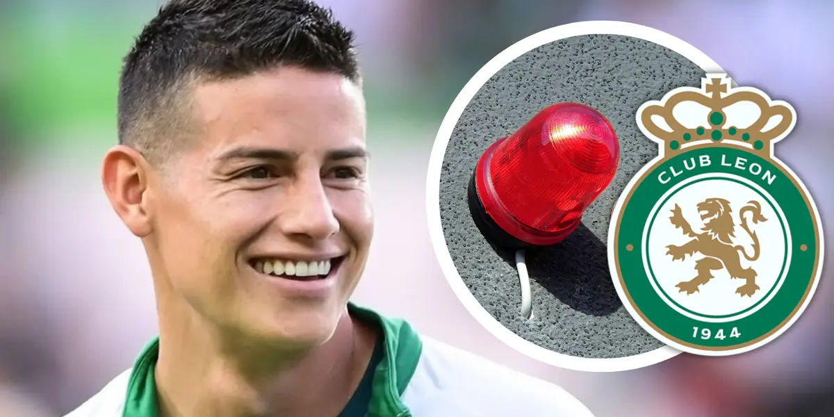 James Rodríguez y el nuevo problema que tendrá con León Foto: James Rodríguez, Pexels y Escudoteca