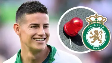 James Rodríguez y el nuevo problema que tendrá con León Foto: James Rodríguez, Pexels y Escudoteca
