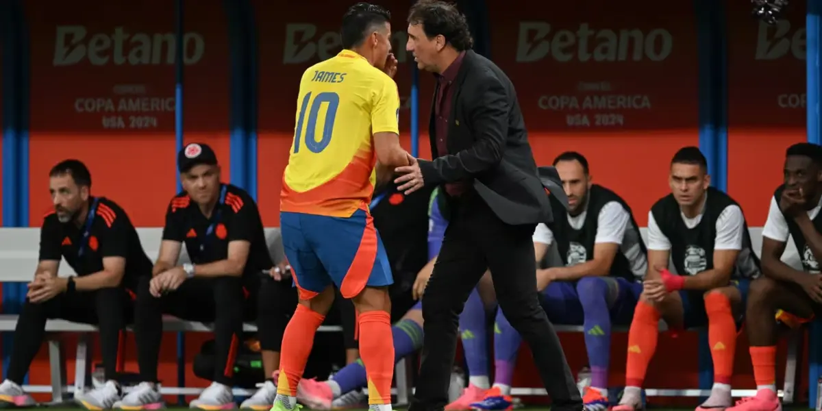 James Rodríguez y Néstor Lorenzo Foto Semana