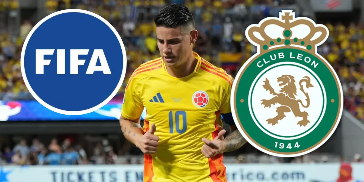 James Rodríguez y su decepción a causa de la FIFA Foto: James Rodríguez, FIFA y Escudoteca