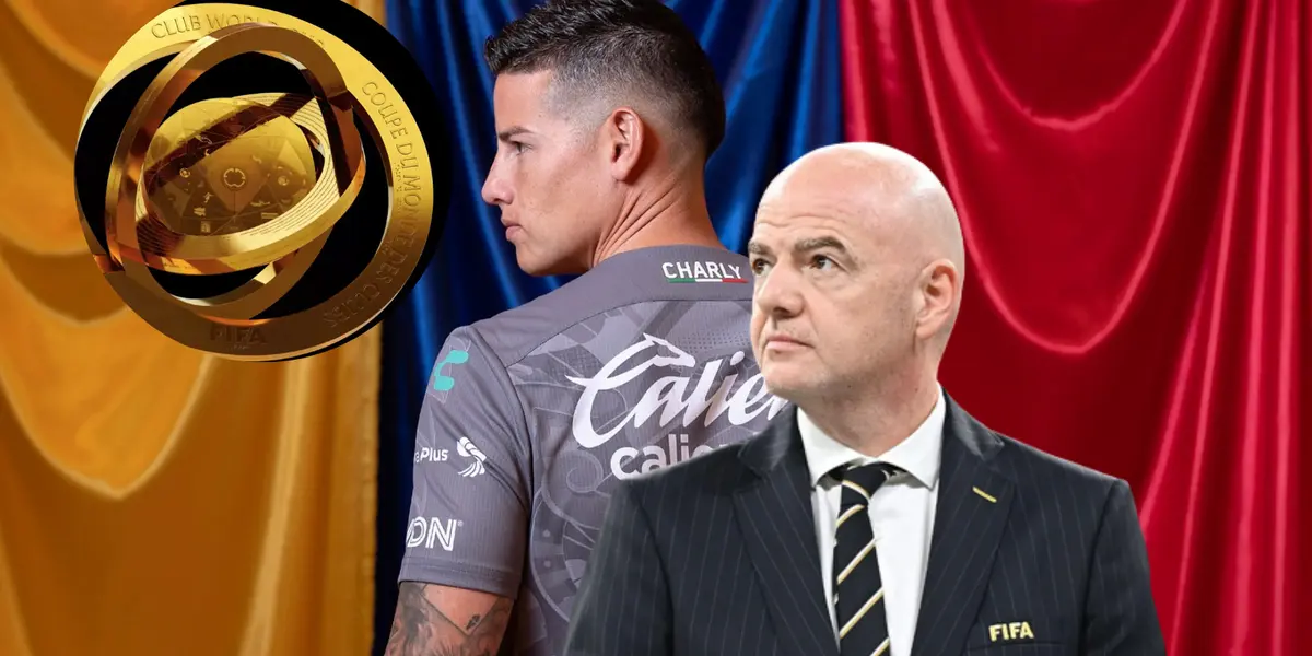 James Rodríguez y su nueva ilusión para jugar el Mundial de Clubes Foto: James Rodríguez y FIFA