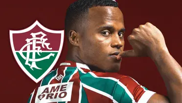 Jhon Arias, jugador del Fluminense Foto: Escudoteca y Fluminense
