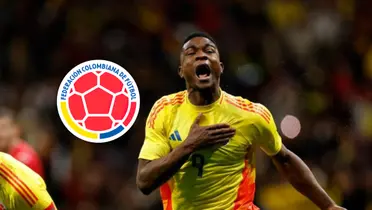 Jhon Córdoba Foto: Selección Colombia y Escudoteca