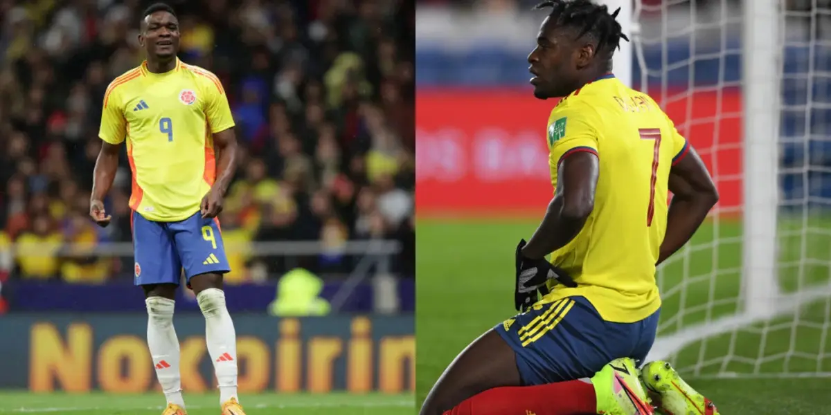 Jhon Córdoba y Duván Zapata Foto: Noticias Caracol y Blu Radio